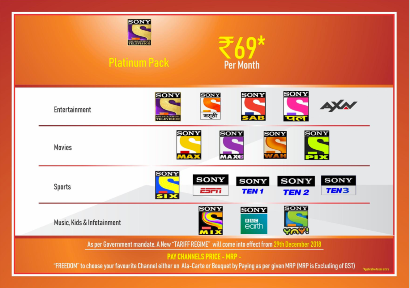 Sony Platinum Pack